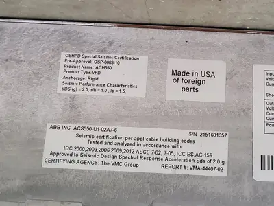 USED ABB ACS550-U1-02A7-6