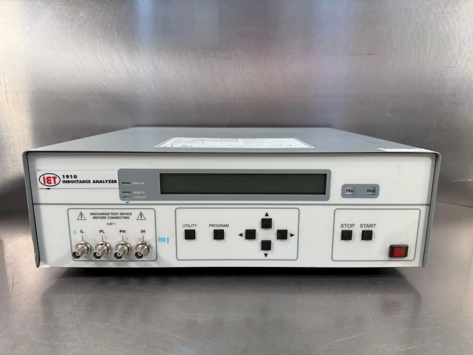 iet 1910 Inductance Analyzer Precision Calibration (3.6.3)