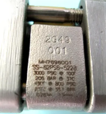 USED Swagelok SS-62PS6-5228