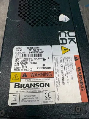 EMERSON BRANSON 1.50DCXv30VRT Electrical/PLC/Automation | ESS Industrial Equipment Sales (6)