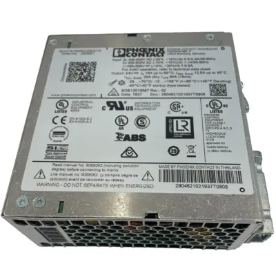 NEW PHOENIX CONTACT QUINT4-PS3AC/24DC/10 POWER SUPPLY MODULE 2904621
