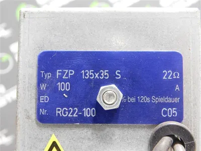 Frizlen FZP 135x35 S Resistor RG22-100 C05 100 Watts 22Ω Used