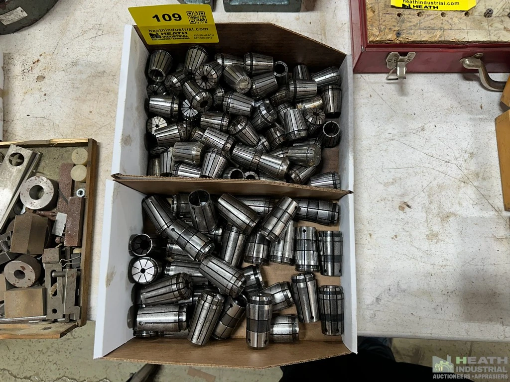 Used _UNKNOWN_ LARGE QUANTITY OF ASSORTED COLLETS Collets Illinois US | Heath Industrial Auction Services #1549666