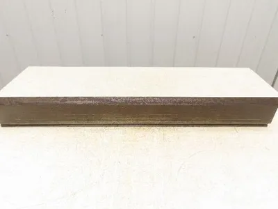 Press Brake Gooseneck Punch Die 35-3/4" L 90° V 1/2" Finger 3-5/8" H Safety Tang
