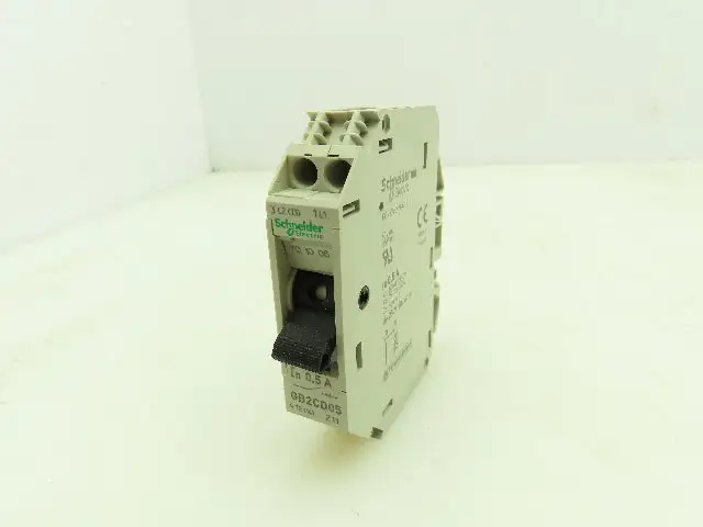 Schneider Electric GB2CD05 Circuit Breaker 0.5A Thermal Magnetic TeSys