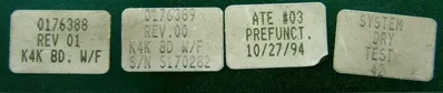 USED 0176388 CIRCUIT BOARD 0176389