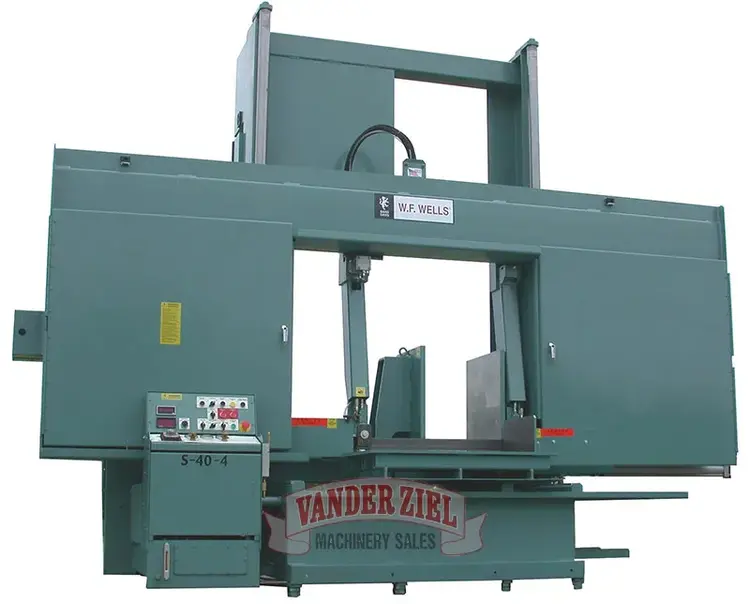 New | in-Stock W.F. WELLS S-40-4 Horizontal Band Saws Michigan US | Vander Ziel Machinery Sales #480352