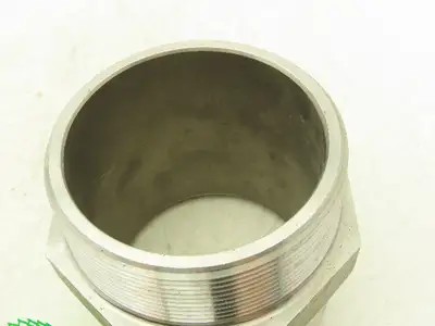 PT Coupling 40-F Camlock 4" Stainless Cam & Groove Adapter x Male NPT