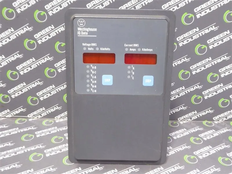 Westinghouse IQ Data Digital Metering Device 2D78533 w/ Power Supply Rev 06 Used