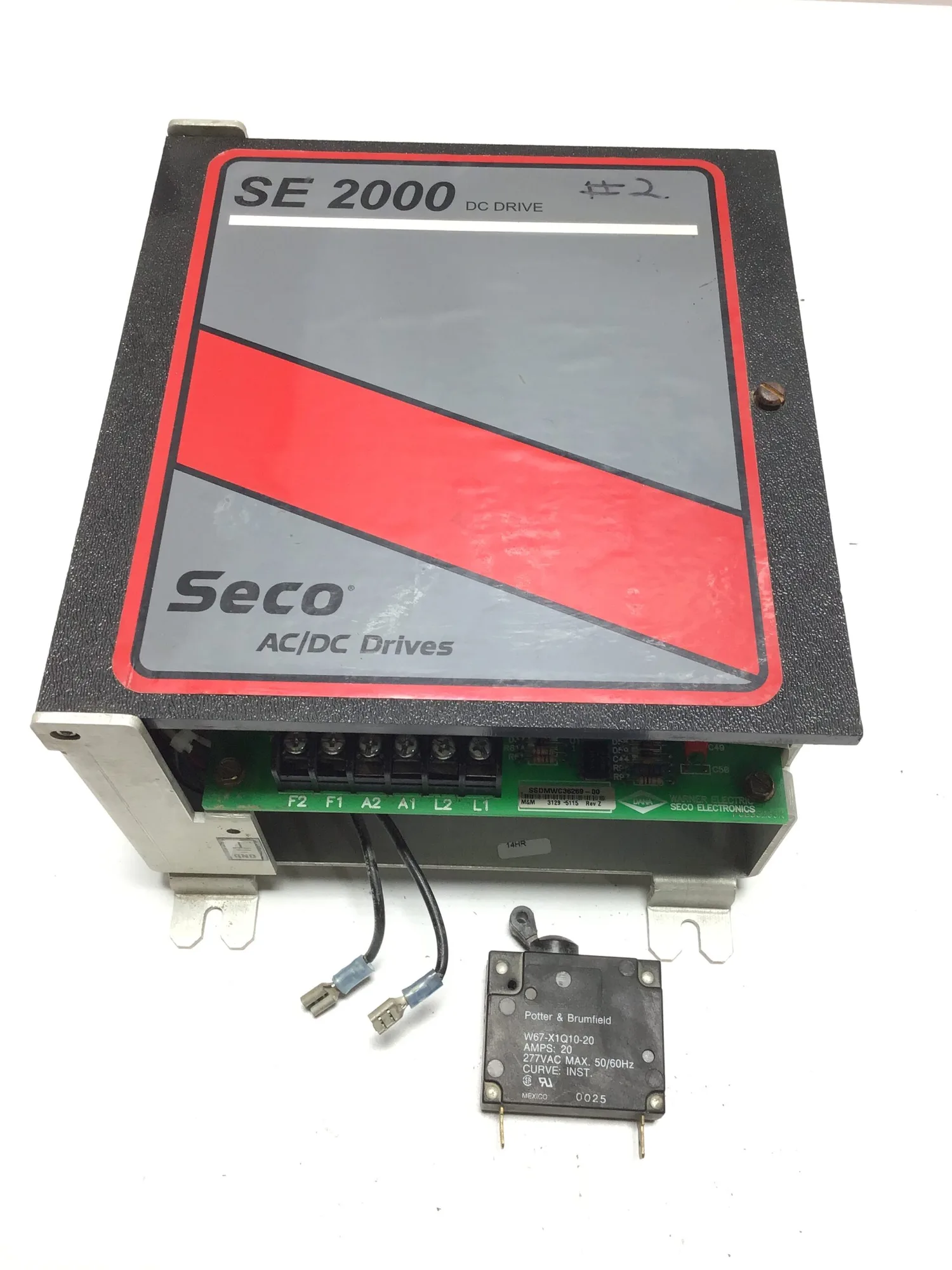 Warner Electric SE2202-2 AC/DC Drive Series SE2000 2HP