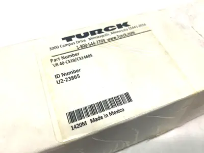 USED TURCK EUROFAST 4-PORT JUNCTION BOX M23 MAIN CONN.