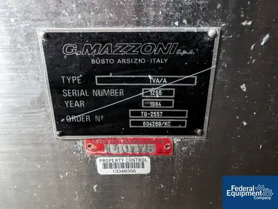 USED Mazzoni Mazzoni Billet Log Cutter, Type TVA/A