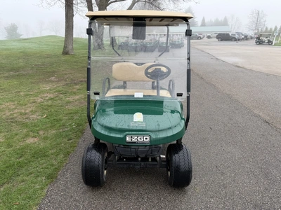 (1) 2017 E-Z-Go golf cart with a Kawasaki gas engine, model 625111G01, does not include Club canopy,...