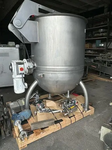 Used 2020 DC NORRIS LTD. 600 GALLON HEMISPHERICAL KETTLE (SCRAPE) Cooking Kettles Oregon US | Ager Tank & Equipment Co. #1060255