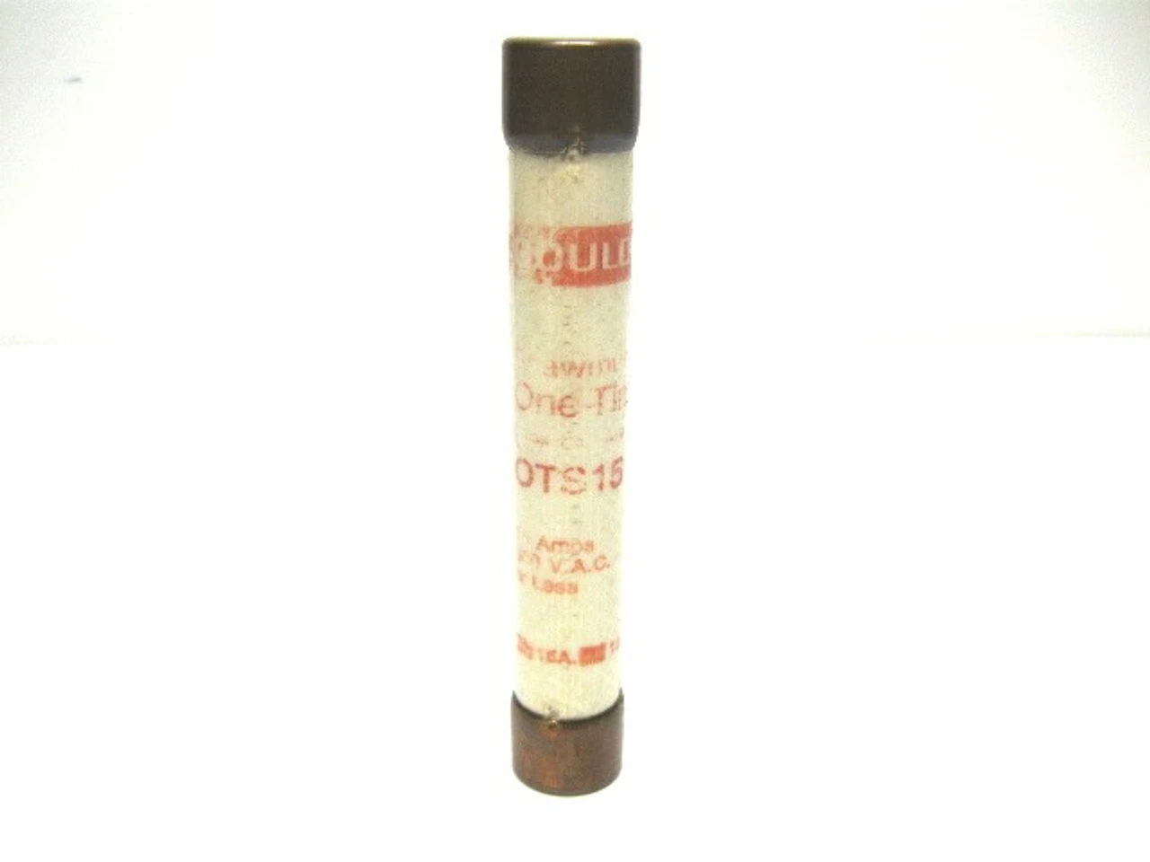Gould Shawmut OTS15 One Time Fuse 15 Amp, 250 Vac or Less