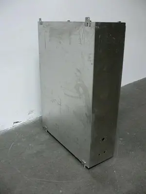 USED 13" X 36" X 48" STAINLESS STEEL INDUSTRIAL CONTROL PANEL