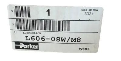 NEW PARKER L606-08W/M8 LUBRICATOR 1" L60608WM8
