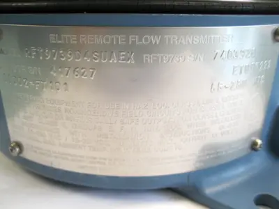 Used Micro Motion RFT9739 D4SUAEX Sensors New Hampshire US | Bitter End Trading #1452757