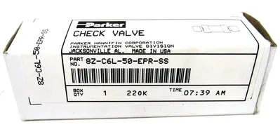 NEW PARKER 8Z-C6L-50-EPR-SS CHECK VALVE 8ZC6L50EPRSS