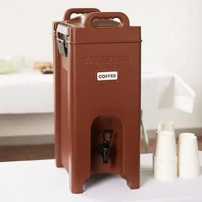 5 Gallon Green Insulated Beverage Dispenser - 6 colors