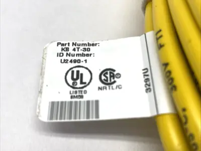 New | in-Stock TURCK KB 4T-30, U2490-1 Cable & Wire | Maverick Industrial Sales #1107880