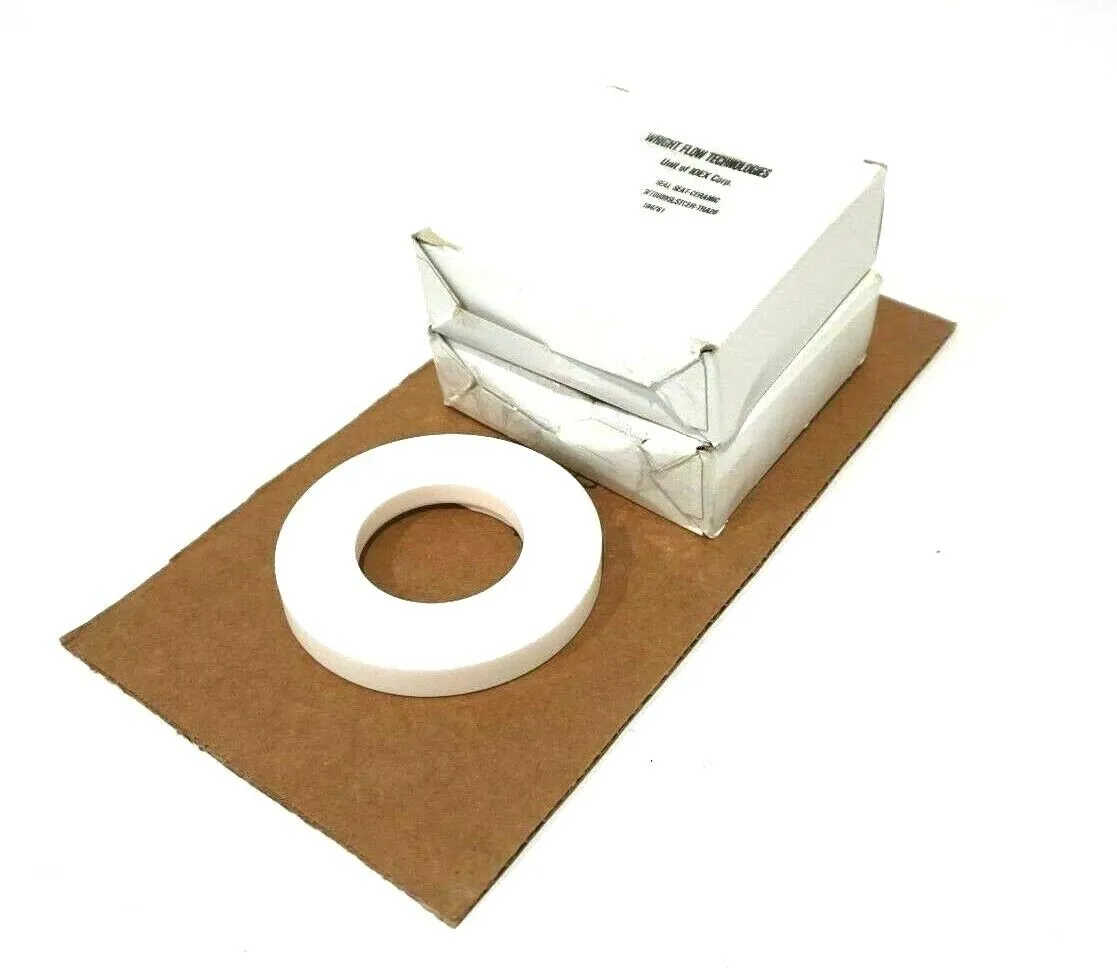 2 NEW WRIGHT FLOW TECHNOLOGIES WT0600SLSTCER-TRA20 CERAMIC SEAL SEAT 104761