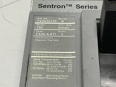 USED SIEMENS FXD63A150