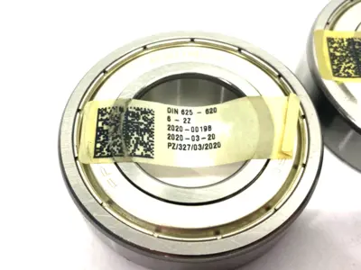 6206-2Z | Shielded Radial Ball Bearing, LOT OF 2 - New Other