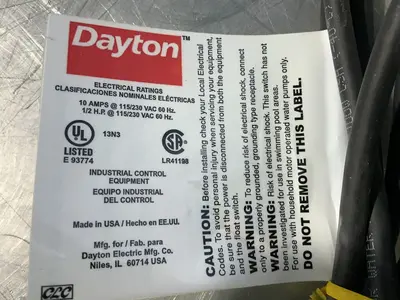 New | in-Stock DAYTON 3BY74 Relays & Switches Ohio US | HGR 24 #1518447