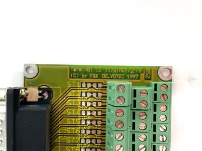 Used F&K Delvotec Terminal 12 Breakout Board Module 1178 I/O Boards & Replacement Parts Michigan US | Maverick Industrial Sales #1398162