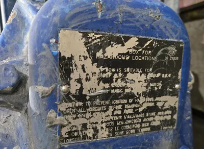Marathon Electric Hazardous Location Motor USED