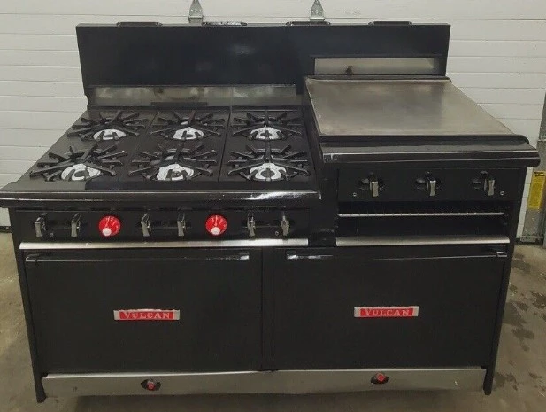 167-0025 Vulcan Hart VG260 Gas Range with Oven
