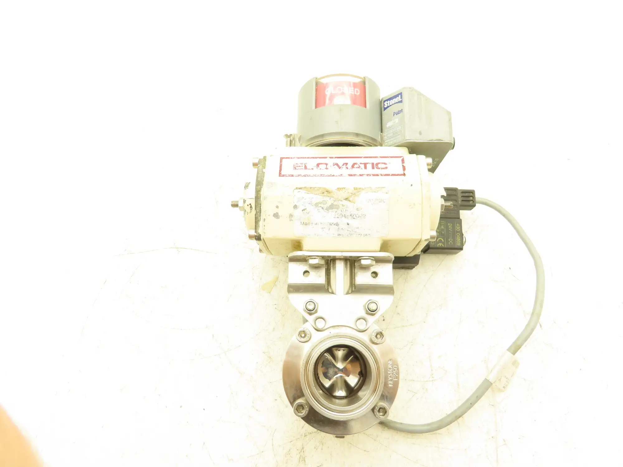 Keystone F250 Butterfly Valve 35MM Stainless Pneumatic Actuator Proximity Sensor