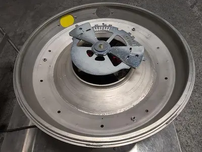 Sweco model MX48Y686EPP4SDSETLWC  48" diameter single deck sifter (base only)