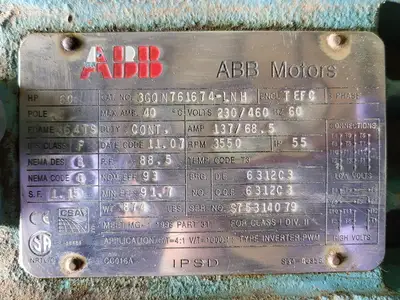 USED ABB MOTORS 3GQN761674-LNH