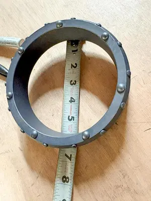 New | in-Stock AFTERMARKET 5" DUAL ROTARY SHOE - 7 DOMED BUTTONS ON FACE, 21 BUTTONS ON SHOULDER -THIN WALL Drilling Attachments Pennsylvania US | East West Machinery & Drilling #1418133
