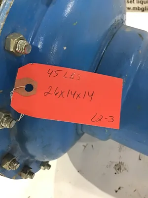 Warren E-1890021/26756 Air Actuated Control Plug Valve 20 PSIG