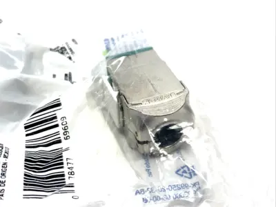 61SJK-RV6 | Leviton  ATLAS-X1 Cat 6 Shielded QUICKPORT Jack, Green - New