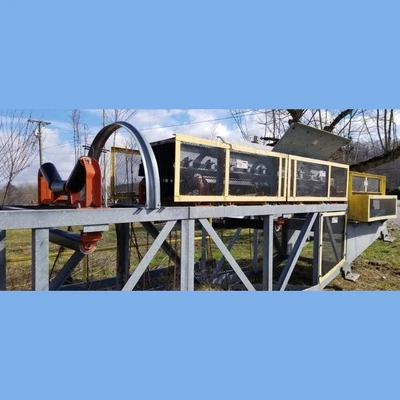 30in x 160ft Inclined Covered Conveyor