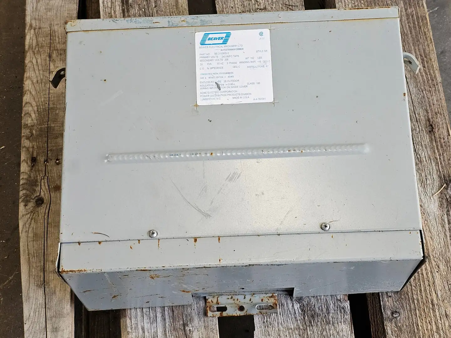 Used BEAVER BE-2-52605-2 Transformers British Columbia CA | Lenmark #1426849