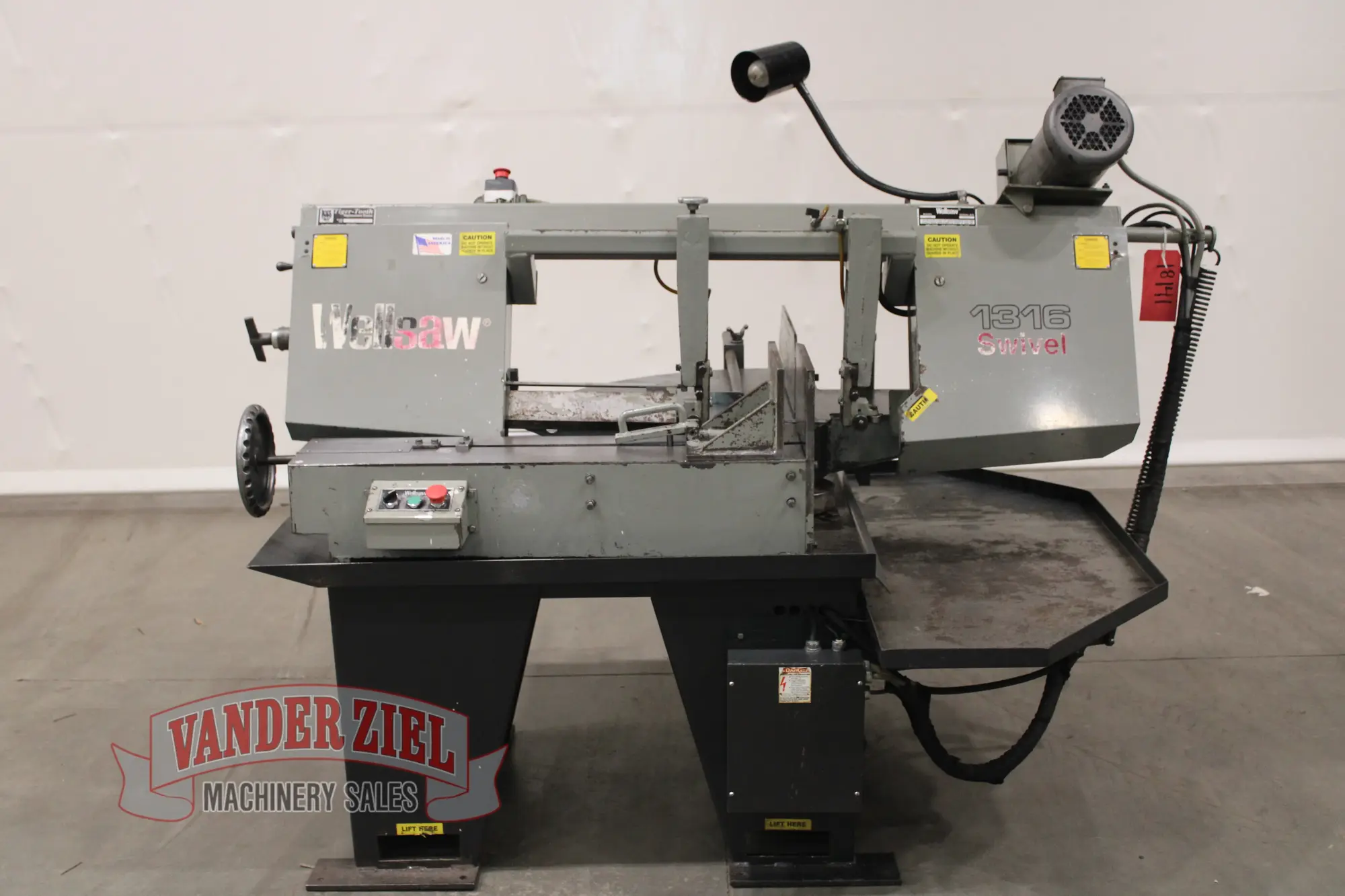 Used WELLSAW 1316S Horizontal Band Saws Michigan US | Vander Ziel Machinery Sales #1513391