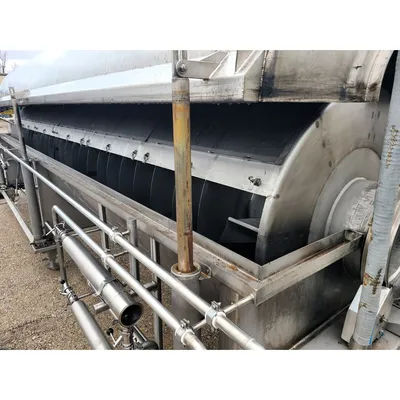 Used Lyco 58" dia. Stainless Steel Rotary Drum Steam Blancher