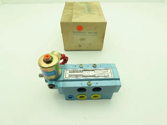 Skinner S3R0AEL4 Directional Control Valve 5-Way 2 Pos 120V 150PSI 1/2" NPT