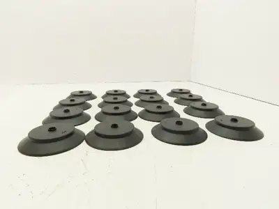 758060 Round Female Vacuum Cup 3/8-24 Thread 3.75" OD Lot of 16