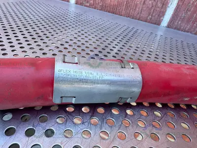USED BIOFLEX RC 185" AFLEX HOSE W/ 1" SANITARY FITTING TO NPT