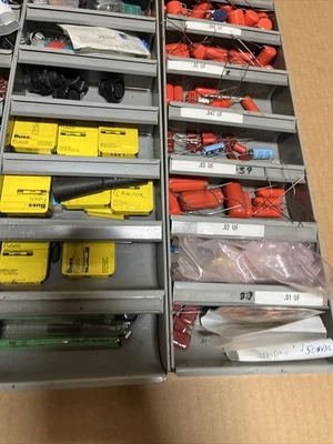 Huge Electrical Lot Circuit Board Repair Resistors, Transitors, Chips, Fuses