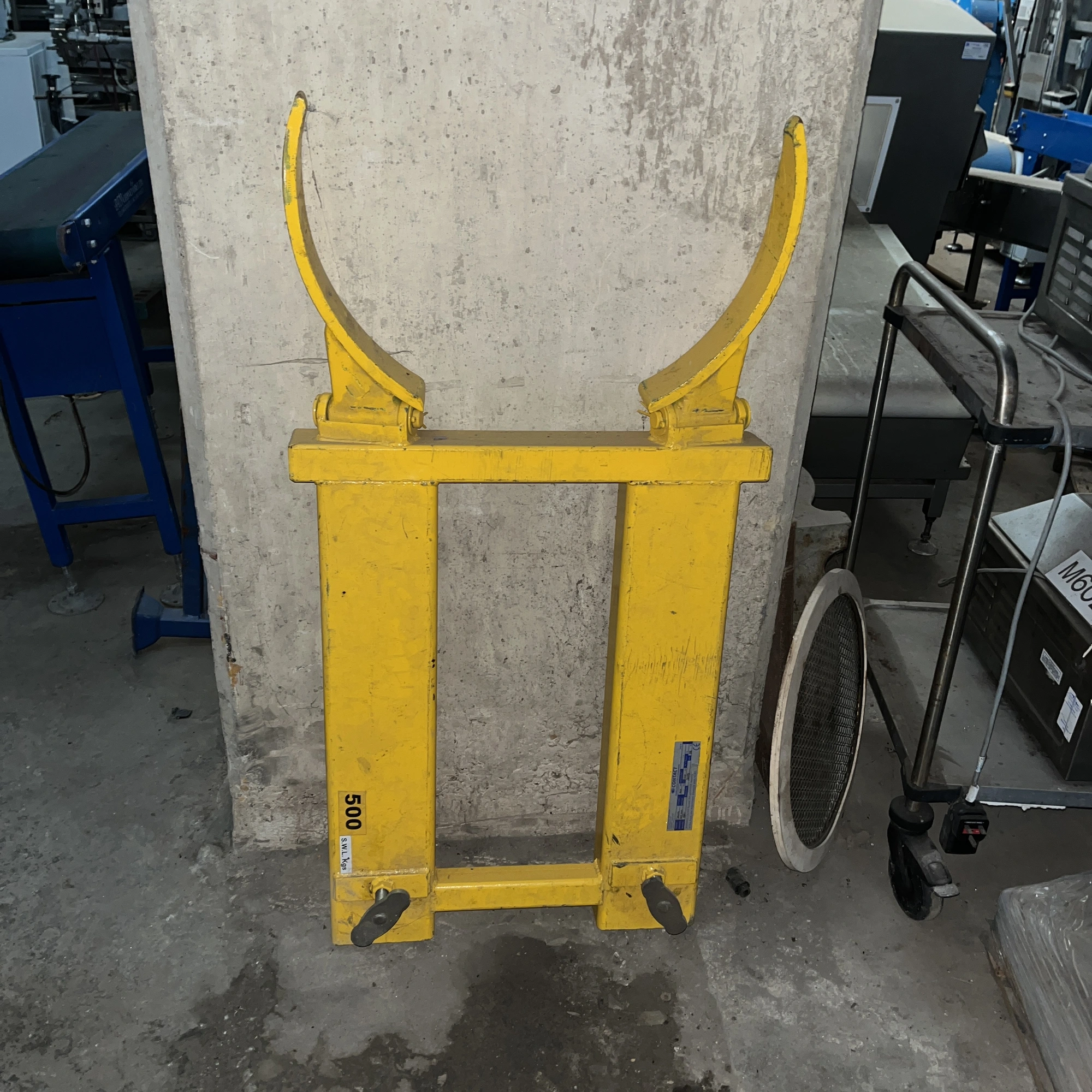 Contact FDH-1 BP Drum Grab fork attachment Max Fork