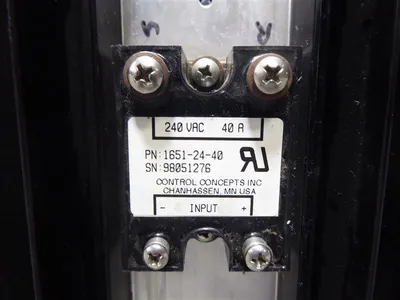 Control Concepts 1020-24-40-4/20MA SCR Power Controller 240VAC 40A Used