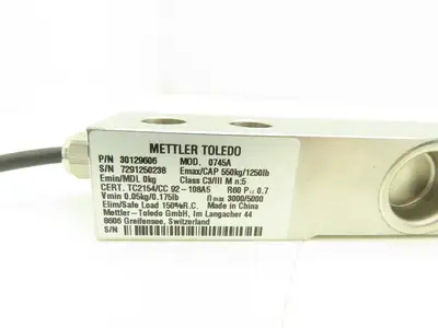 Mettler Toledo 0745A 1250 Lb Beam Load Cell for Floor Scale