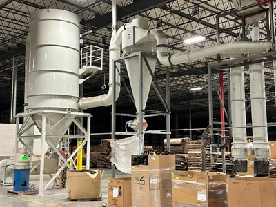 KICE Complete Air Classification System (Low Hours) 3,000-4,000 Lbs./hr.